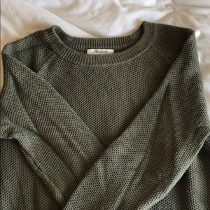 Madewell cross-back cotton sweater - Like New